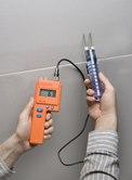 Delmhorst pin moisture meter with electrode